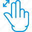 finger, gesture, hand, in, interaction, zoom 
