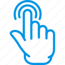 finger, gesture, hand, interaction, push