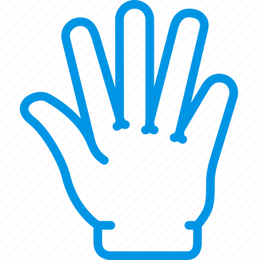 Finger, fingers, five, gesture, hand, interaction icon - Download on Iconfinder