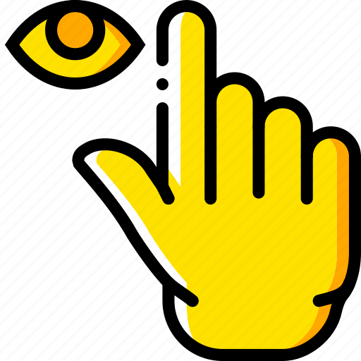 Finger, gesture, hand, hide, interaction icon - Download on Iconfinder