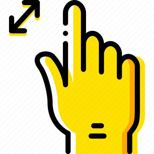 Finger, gesture, hand, in, interaction, zoom icon - Download on Iconfinder