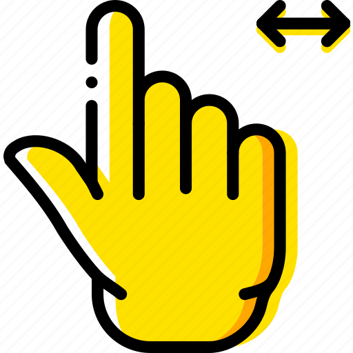 Finger, gesture, hand, interaction, slide icon - Download on Iconfinder