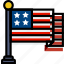american, flag, holidays, relax, travel 