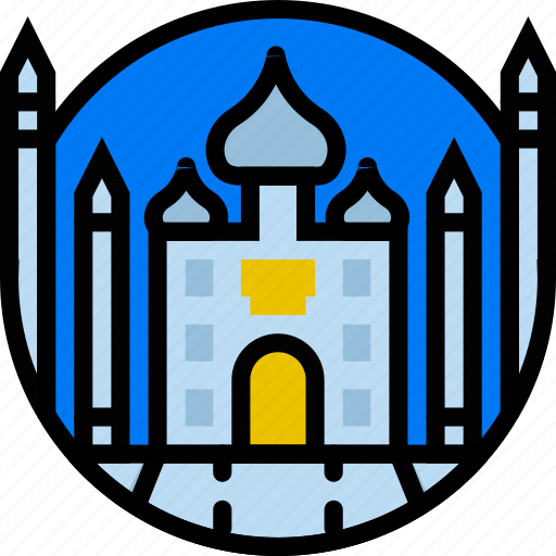 Building, mahal, monument, taj icon - Download on Iconfinder
