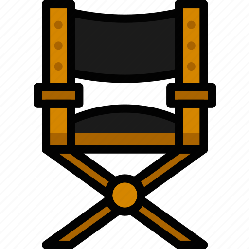 Chair, cinema, director, film, movie icon - Download on Iconfinder