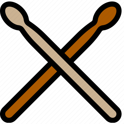Drum, music, play, sound, sticks icon - Download on Iconfinder
