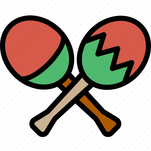 Maracas, music, play, sound icon - Download on Iconfinder