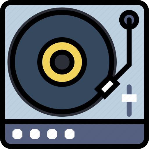 Music, play, sound, turntable icon - Download on Iconfinder