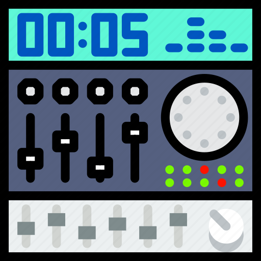 Gear, mixing, music, play, sound icon - Download on Iconfinder