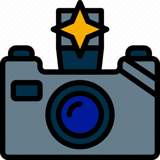 Camera, communication, flash, media, news icon - Download on Iconfinder