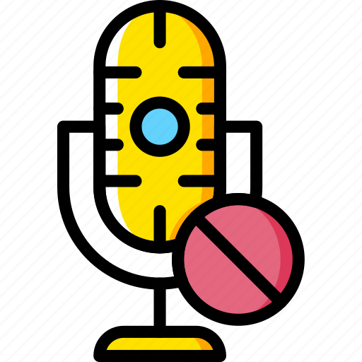 Communication, forbidden, media, microphone, news icon - Download on Iconfinder