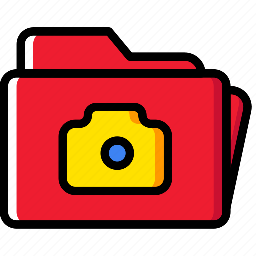 Folder, photography, pictures, record, video icon - Download on Iconfinder