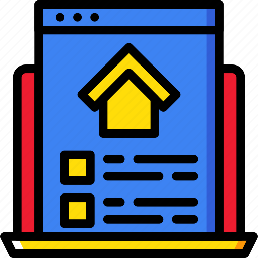 Estate, home, house, property, real, webpage icon - Download on Iconfinder