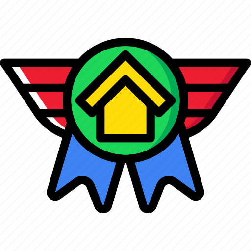 Badge, estate, home, house, property, real icon - Download on Iconfinder