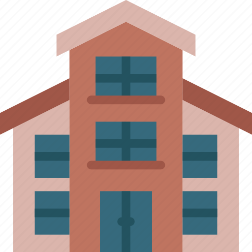 Estate, home, house, property, real, triplex icon - Download on Iconfinder