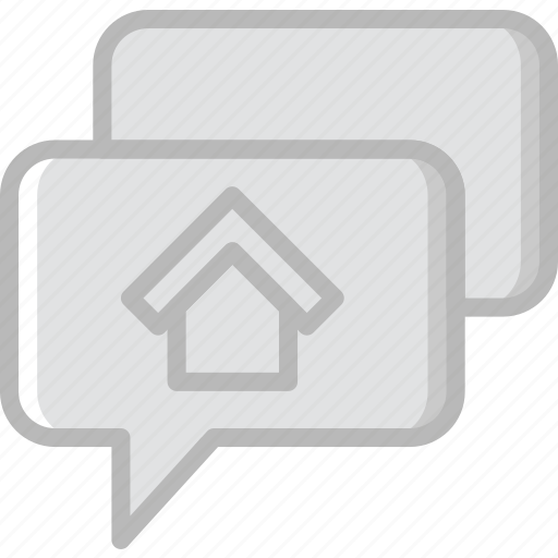 Conversation, estate, home, house, property, real icon - Download on Iconfinder