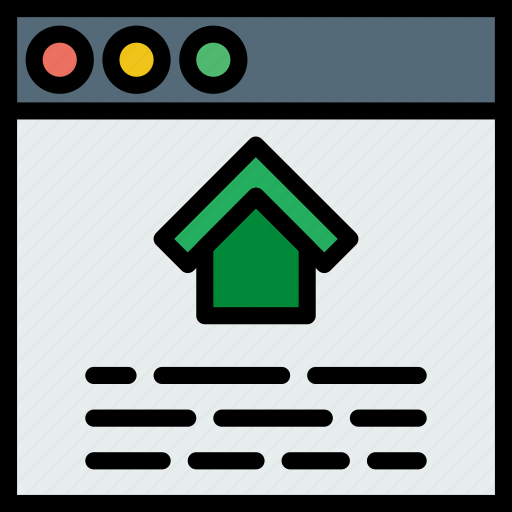 Estate, home, house, property, real, webpage icon - Download on Iconfinder