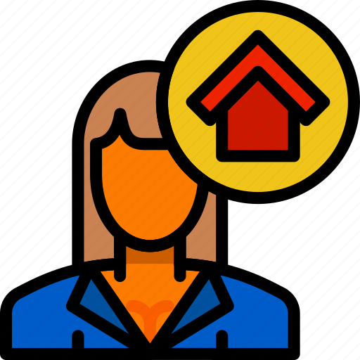 Agent, estate, home, house, property, real, sales icon - Download on Iconfinder