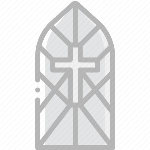 Cathedral, faith, pray, religion, window icon - Download on Iconfinder
