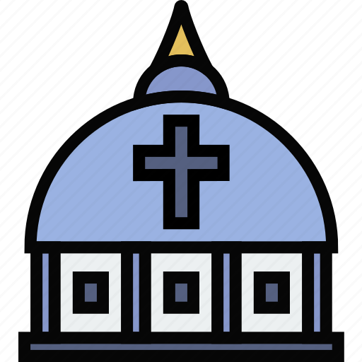 Dome, faith, pray, religion, vatican icon - Download on Iconfinder