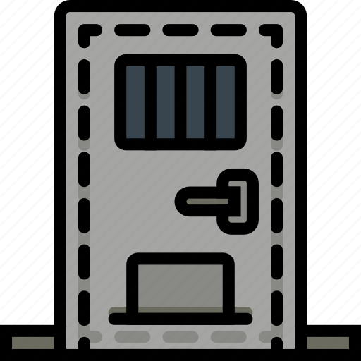 Door, jail, protection, secure, security icon - Download on Iconfinder