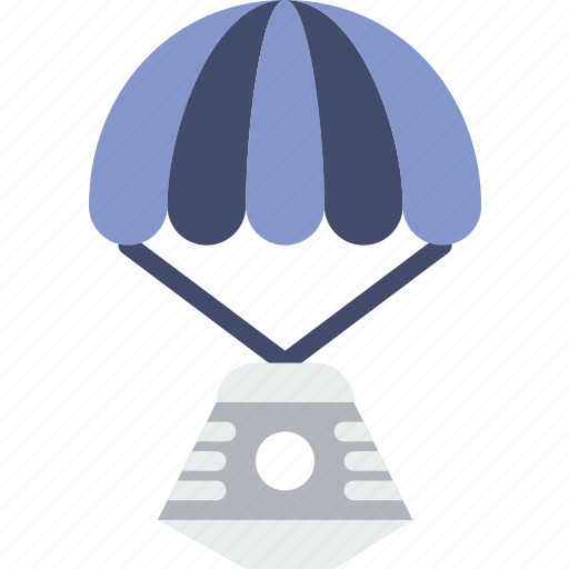 Astronomy, lander, parachute, space icon - Download on Iconfinder