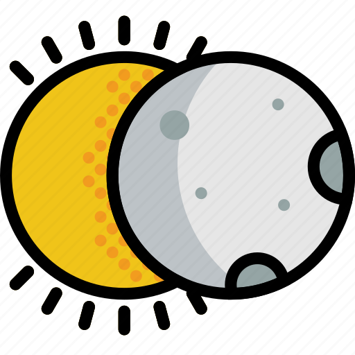 Climate, eclipse, forecast, precipitation, solar, weather icon - Download on Iconfinder
