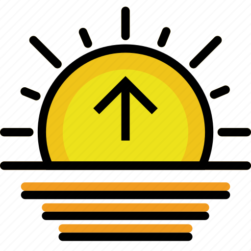 Climate, forecast, precipitation, sunrise, weather icon - Download on Iconfinder