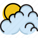 climate, cloudy, forecast, morning, precipitation, weather