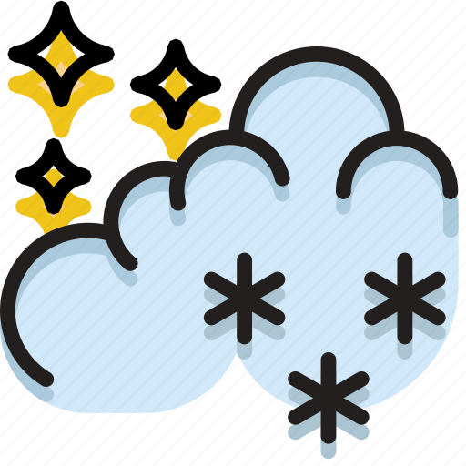 Climate, forecast, night, precipitation, snow, weather icon - Download on Iconfinder