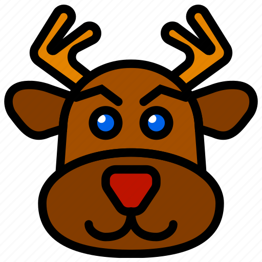 Christmas, holiday, reindeer, winter icon - Download on Iconfinder