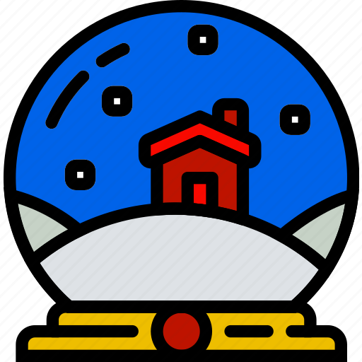 Christmas, globe, holiday, snow, winter icon - Download on Iconfinder