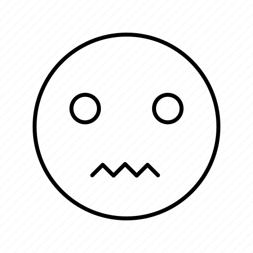 Emoji, nervous, smile icon - Download on Iconfinder