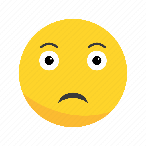 Confused, emoji, emoticon icon - Download on Iconfinder