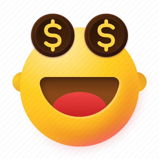 Money, smile, emoji, face, emotion, usd icon - Download on Iconfinder