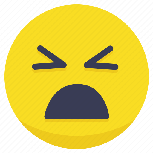 Angry, emoji, smiley face, unhappy, upset icon - Download on Iconfinder