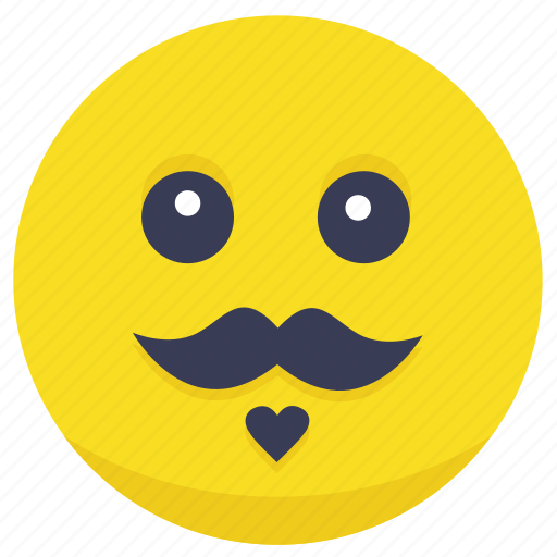 Emoji, face, man, moustache, smiley icon - Download on Iconfinder