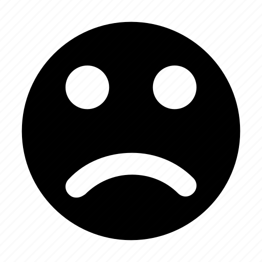 Emoticon, face expression, feeling, sad face, sad smiley icon - Download on Iconfinder