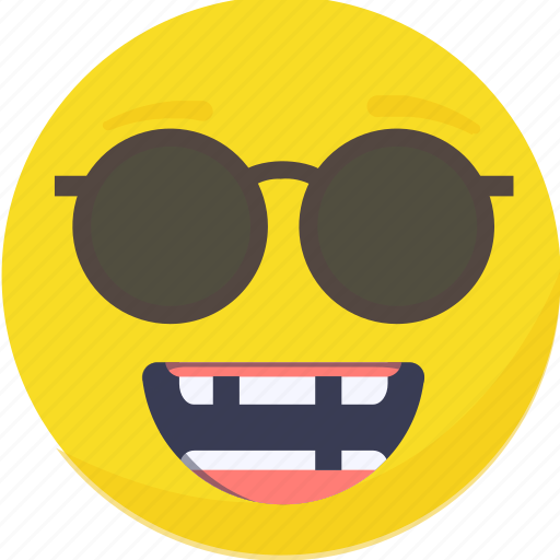 .svg, cool, emoji, emoticon, expressions, happy, sun glasses icon - Download on Iconfinder