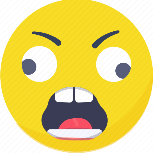 .svg, angry, emoji, emoticon, expressions, smiley icon - Download on Iconfinder