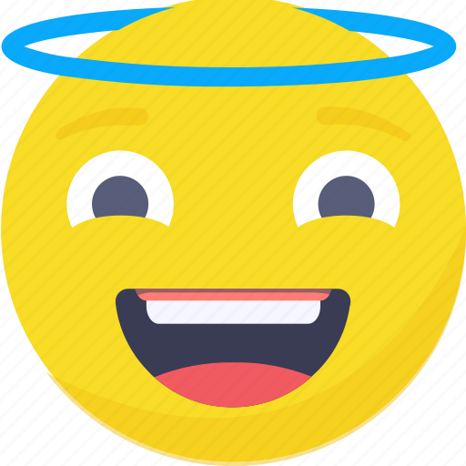 .svg, blessed, blessing, emoji, emoticon, expressions, smiley icon - Download on Iconfinder