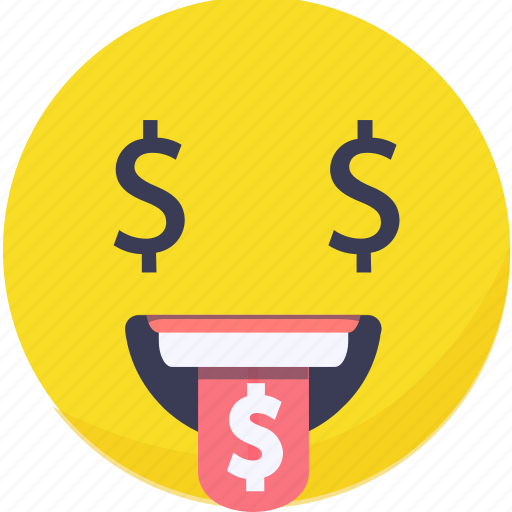 .svg, dollar, emoji, emoticon, expressions, money, smiley icon - Download on Iconfinder