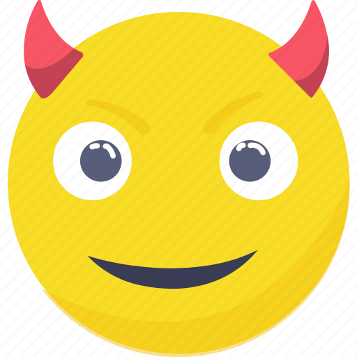 .svg, devil, devil face, emoji, emoticon, horns, smiley icon - Download on Iconfinder