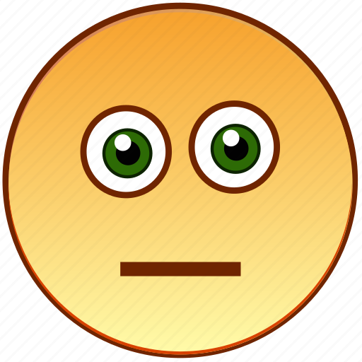 Emoticon, emotionless, neutral, person, pokerface, smile, smiley icon - Download on Iconfinder