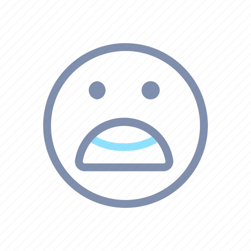 Emoji, emoticon, emotion, expression, face, fear, smiley icon - Download on Iconfinder