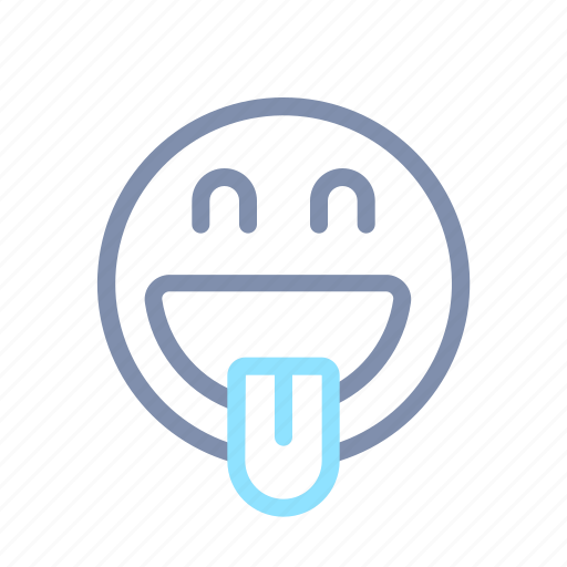 Emoji, emoticon, emotion, face, lauging, smiley, tongue icon - Download on Iconfinder