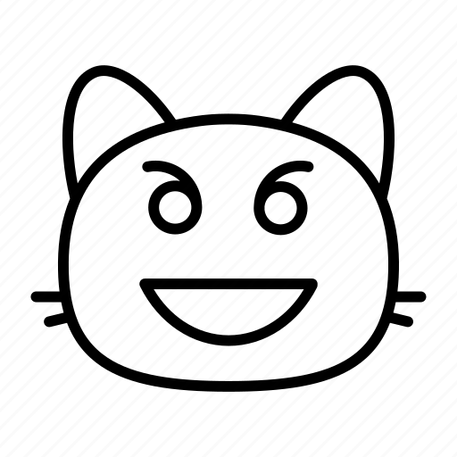 Cat, devil, iii, spooky, emoji, smileys, scary icon - Download on Iconfinder