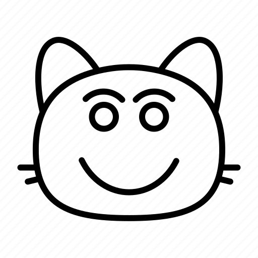 Cat, glance, ii, emoji, smileys, facial expression, face icon - Download on Iconfinder