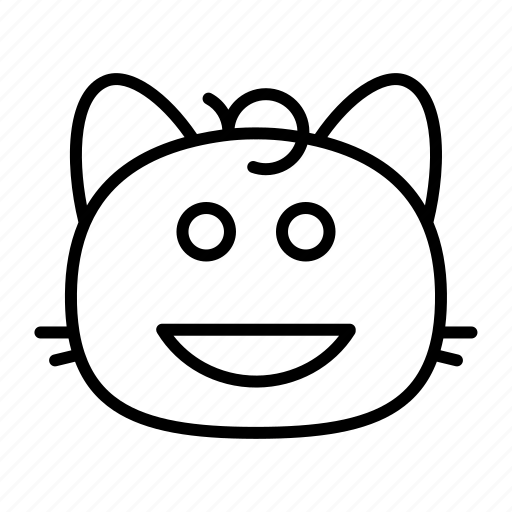 Cat, grinning, i, emotion, expressions, emoji, smileys icon - Download on Iconfinder