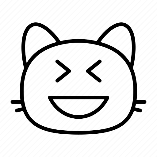 Cat, grinning, iii, expressions, emoji, smileys, emoticons icon - Download on Iconfinder